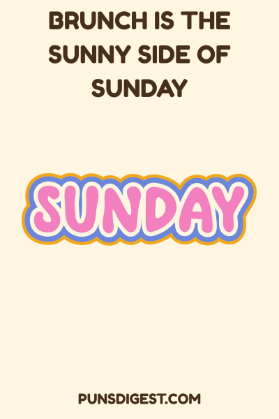 One Liner Sunday Puns