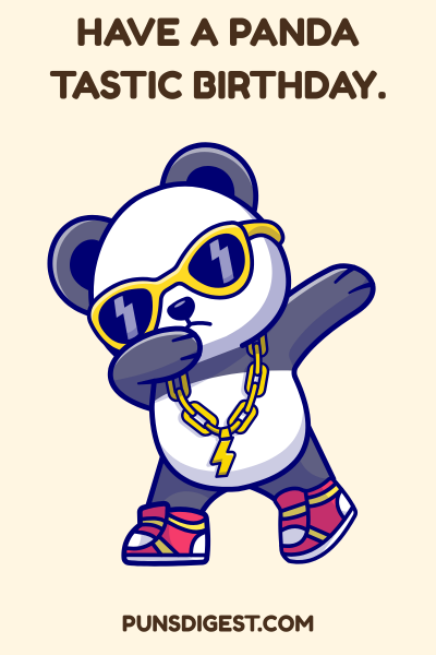 Panda Puns for Birthday