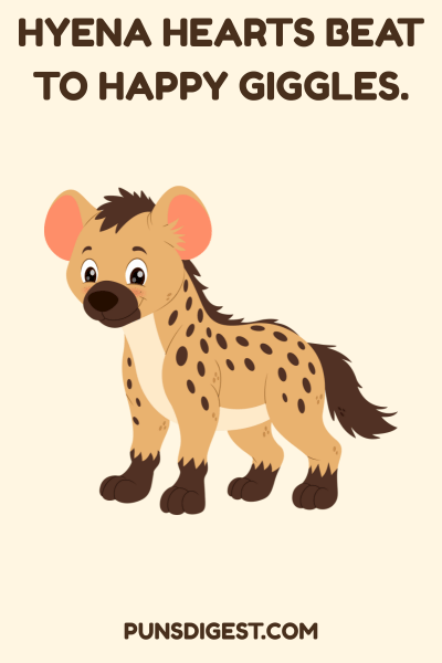 Short Hyena Puns