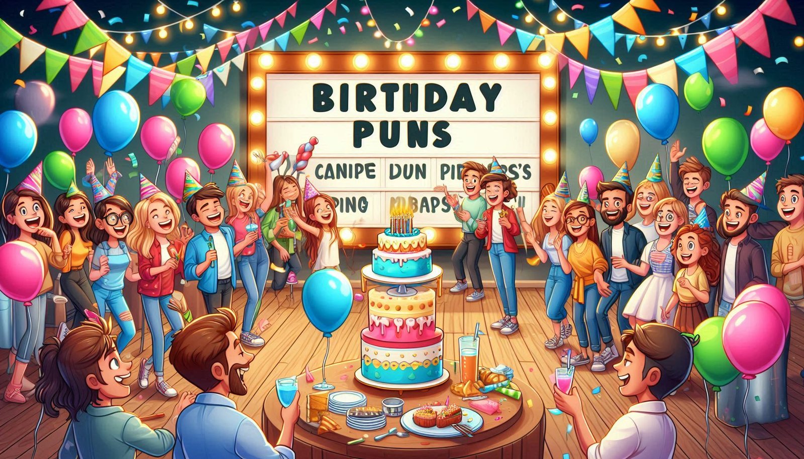 252 Best Birthday Puns for Family kids, Coworkers and Friends