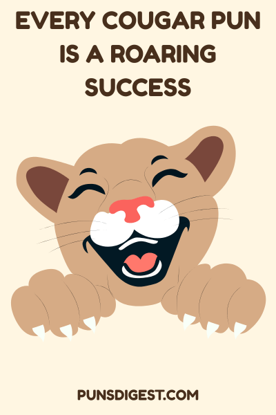 Funny Cougar Puns