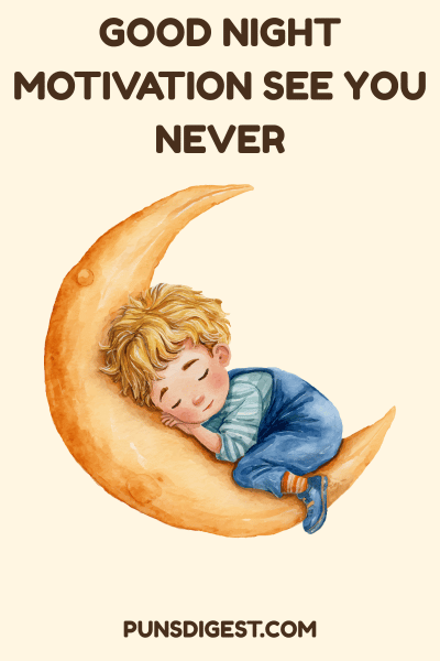 Funny Good Night Puns