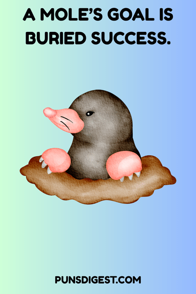 Mole Puns one liners