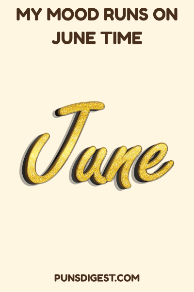 One Liner June Puns