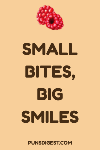 Raspberry Puns Captions