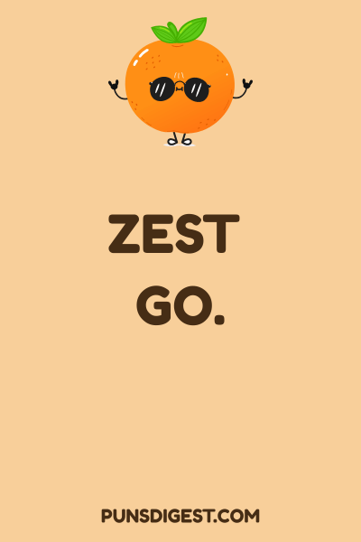 Short Tangerine Puns