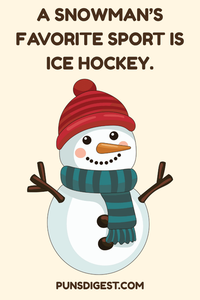 Snowman Puns for kids