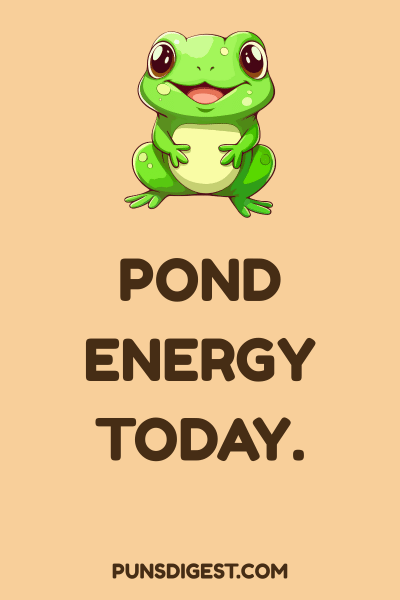 Frog Puns One Liners