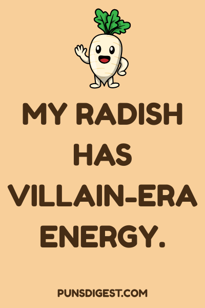 Funny Radish Puns