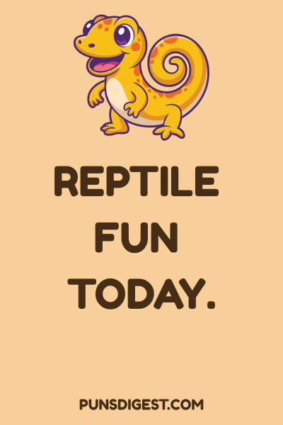 Gecko Puns Captions