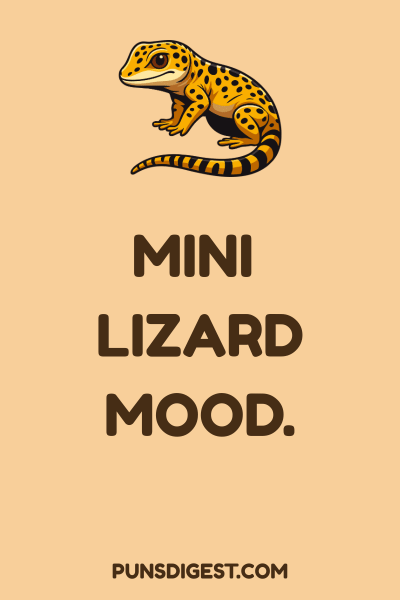 Gecko Puns one Liners