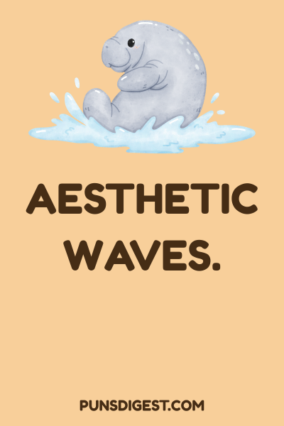 Manatee Puns captions