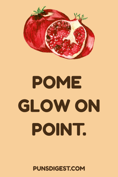 Pomegranate Puns for instagram
