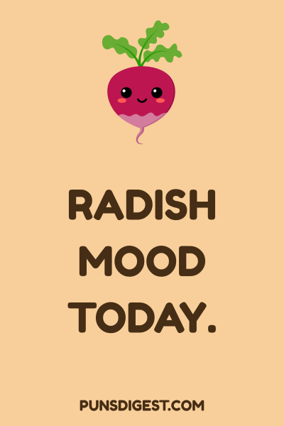Radish Puns One Liners