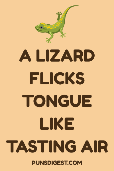 Short Lizard Puns