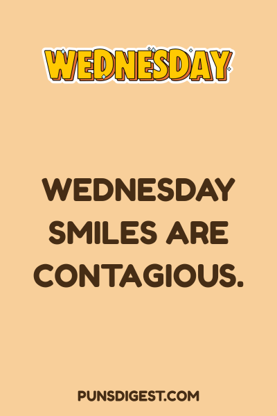 Wednesday Puns One Liners