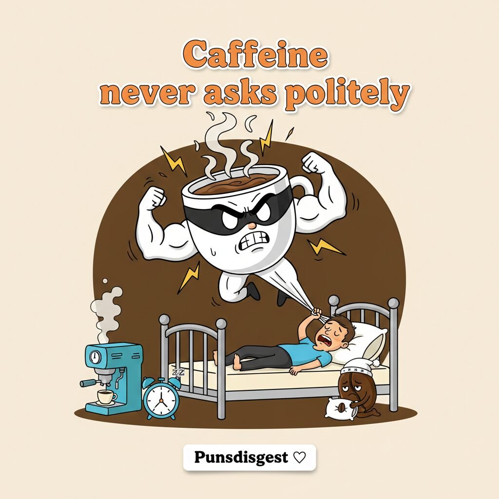 Caffeine Coffee Puns