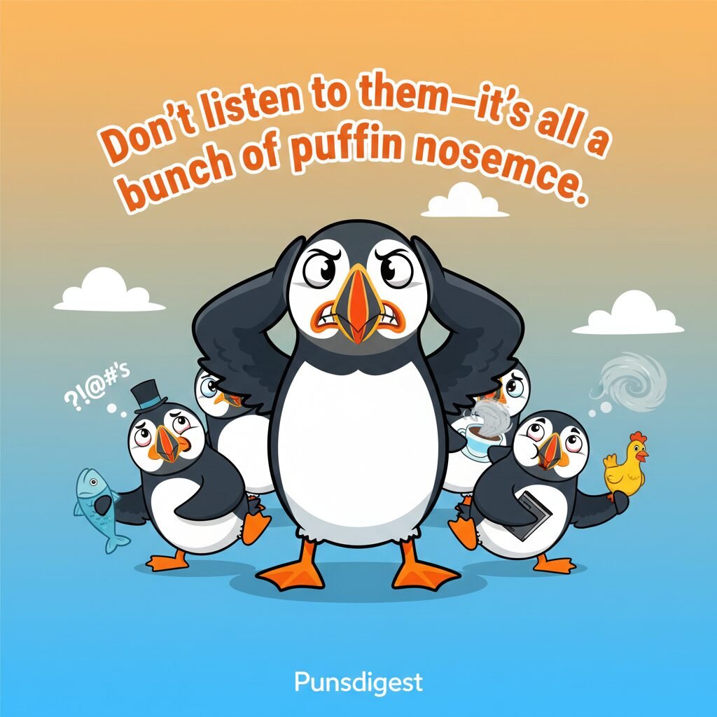 Cute Puffins Puns