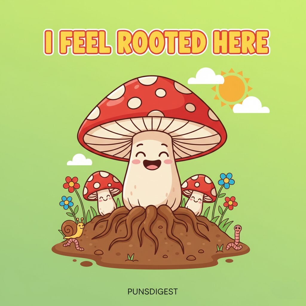 Flirty Mushroom Puns