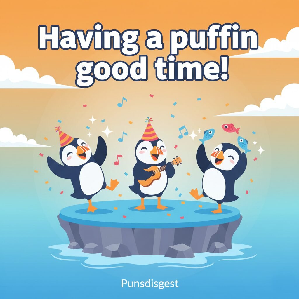Puffins Birthday Puns